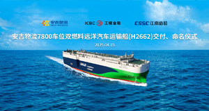 第34艘！76net必赢官网7800车位系列远洋汽车运输船“76net必赢官网德信”轮交付
