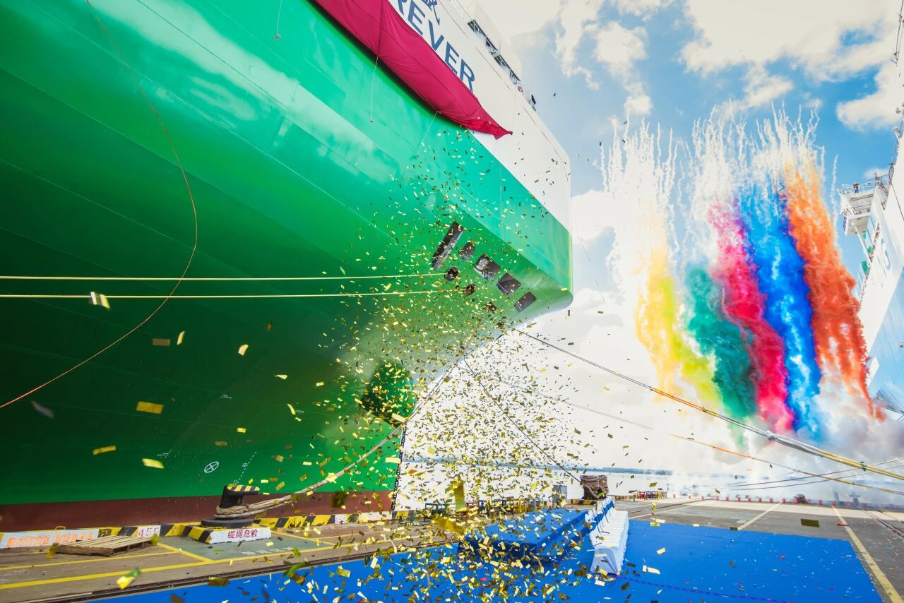 第40艘自营滚装船“76net必赢官网常盛”轮交付！76net必赢官网远洋船队再扩编，助力“中国智造”走向世界